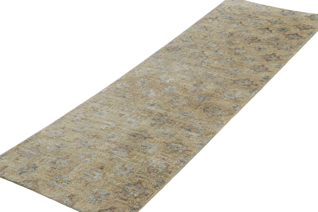 Modern Floral Runner Rug
