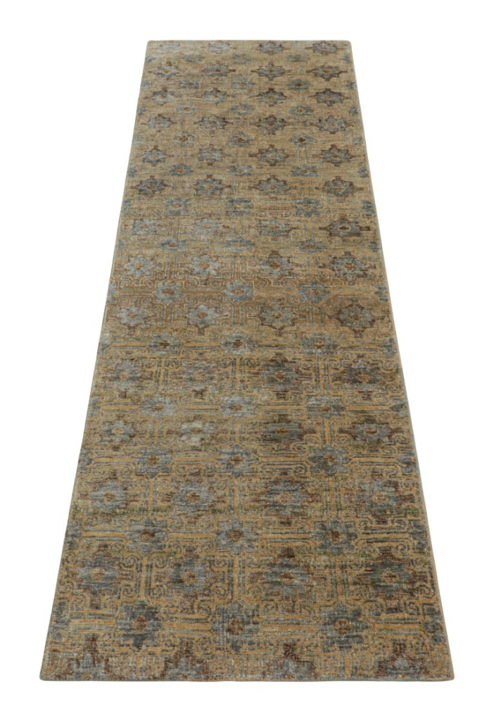 Modern Floral Runner Rug