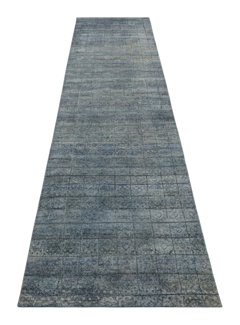 Modern Floral Runner Rug