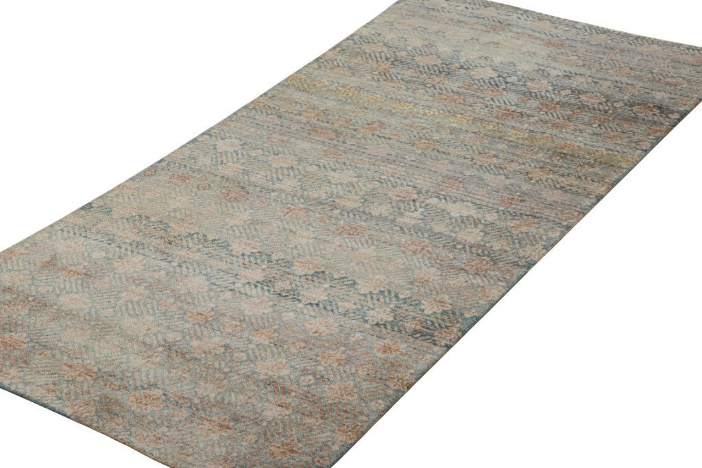 Modern Floral Runner Rug