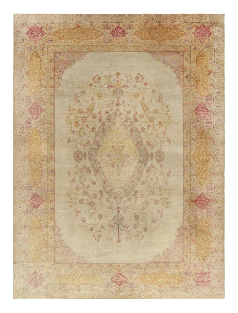 Antique Agra Floral Rug