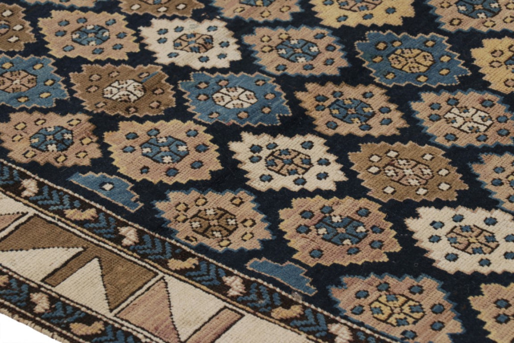 Antique Kuba Geometric Rug