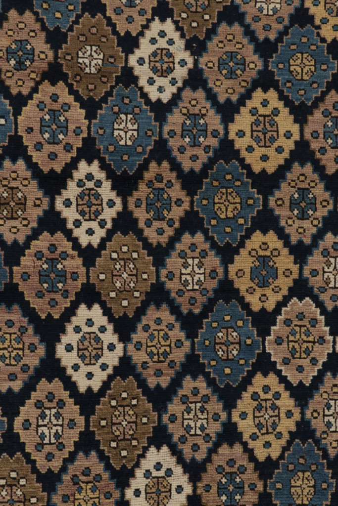 Antique Kuba Geometric Rug