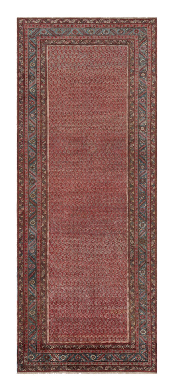 Antique Karabagh Gallery Runner Persian Rug
