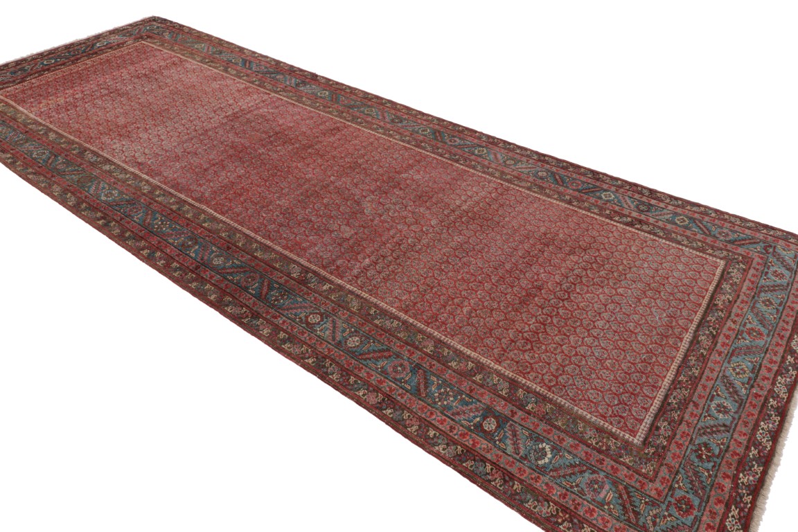 Antique Karabagh Gallery Runner Persian Rug