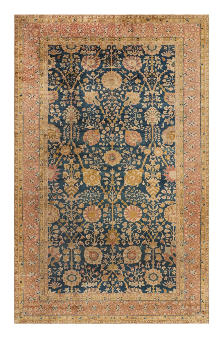 Antique Agra Floral Rug