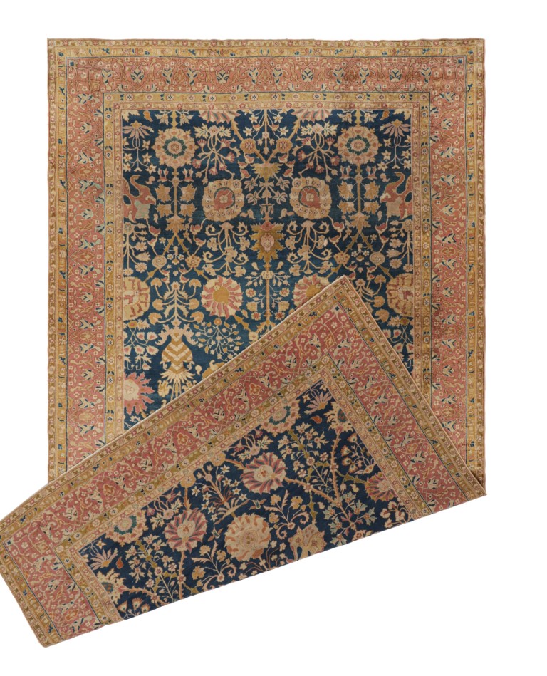 Antique Agra Floral Rug