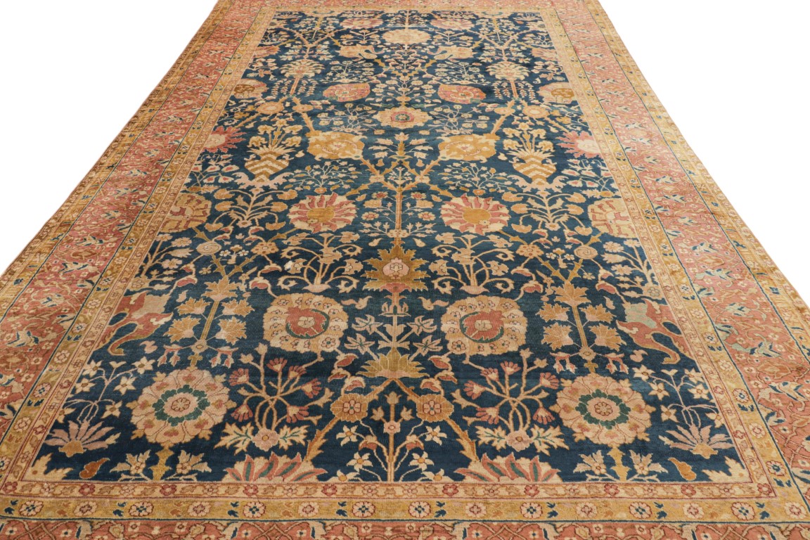 Antique Agra Floral Rug