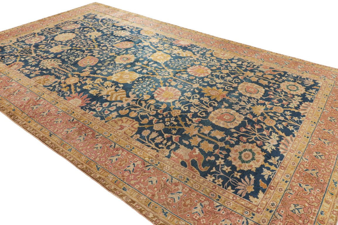 Antique Agra Floral Rug