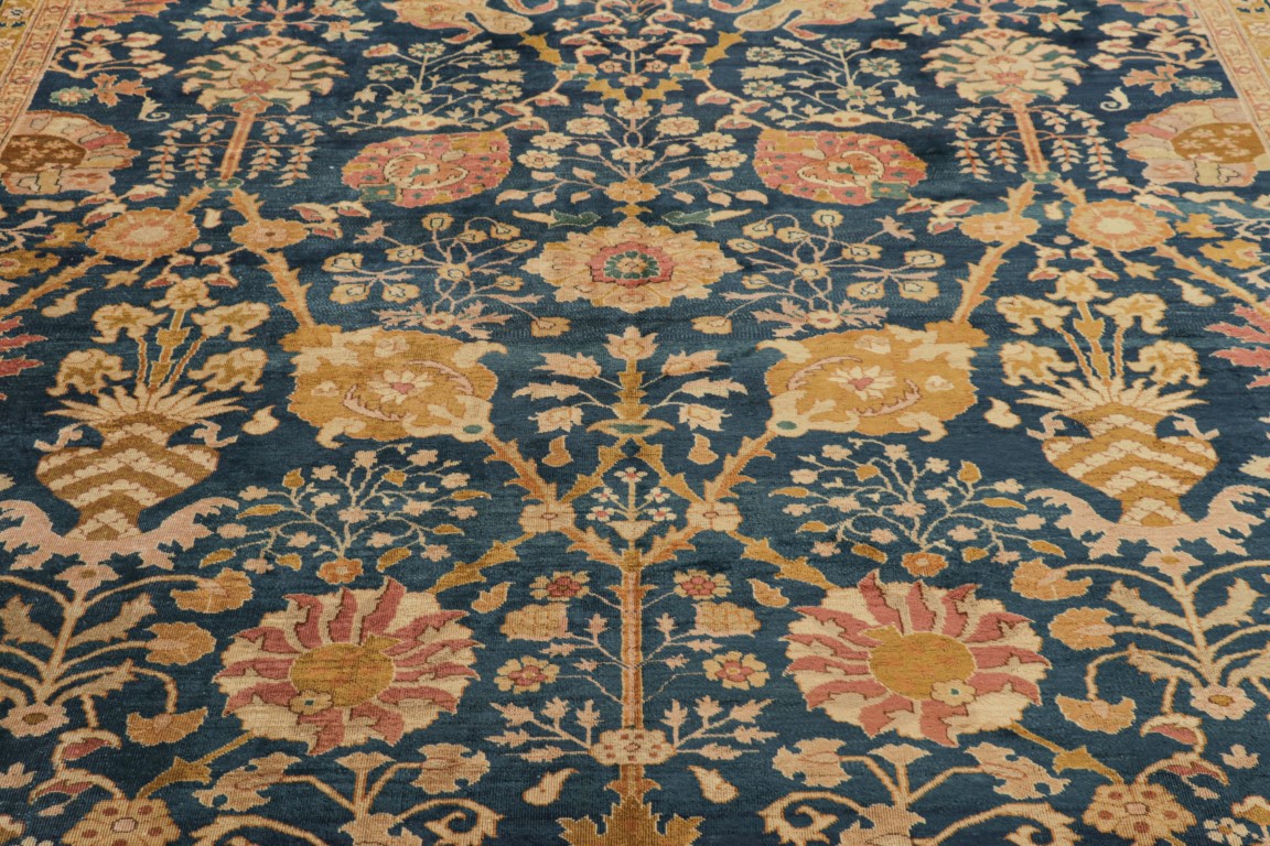 Antique Agra Floral Rug