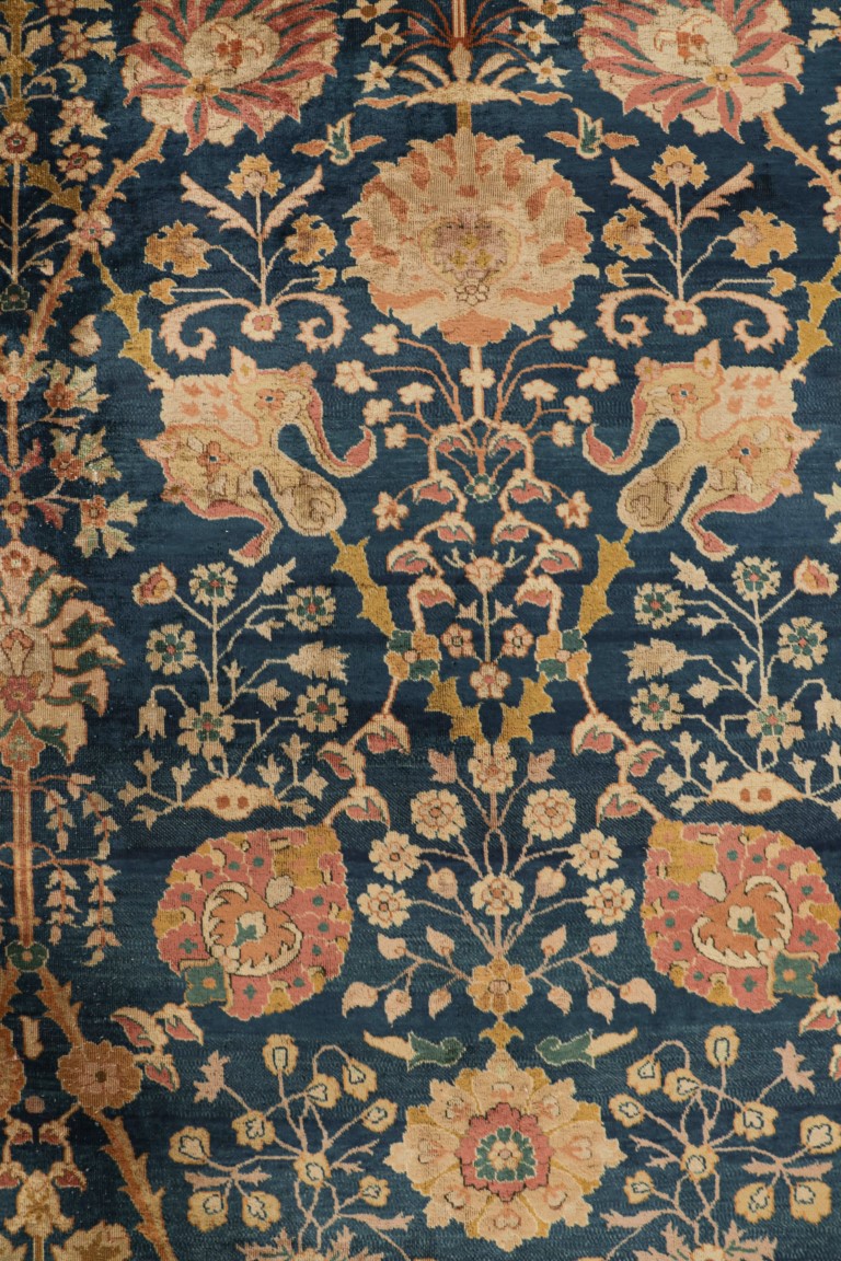 Antique Agra Floral Rug