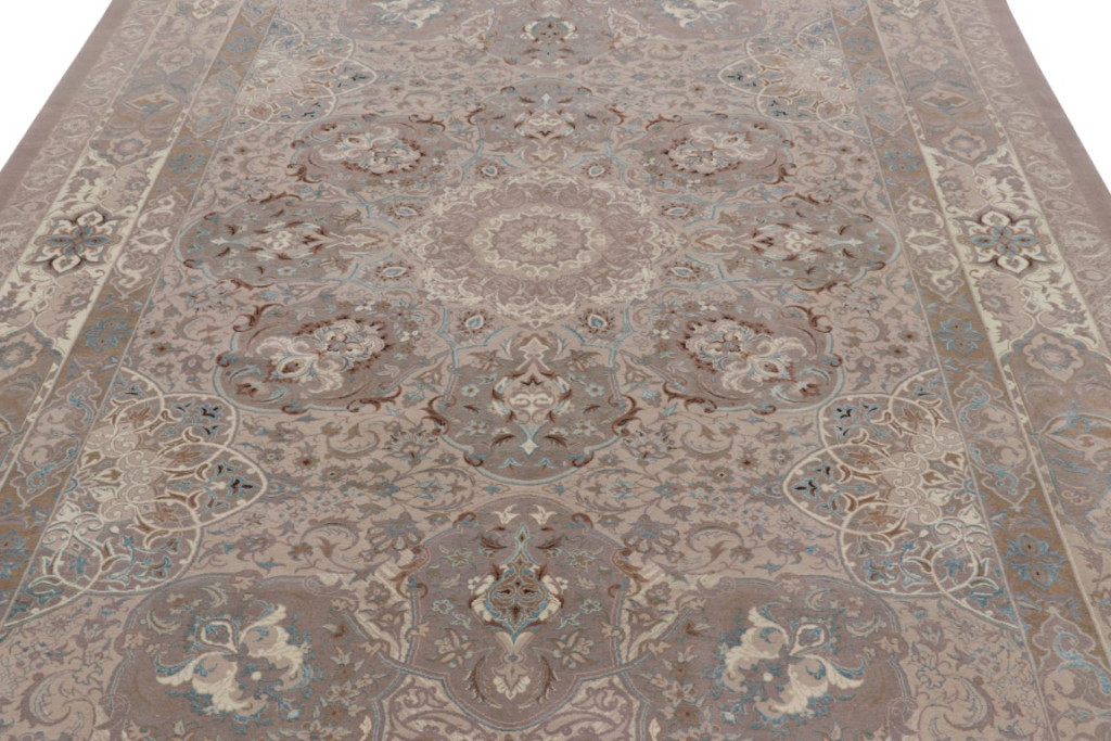 Contemporary Floral Medallion Rug