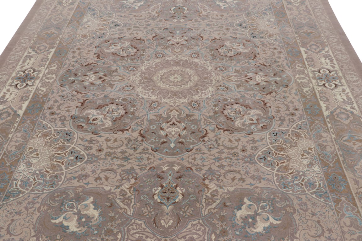 Contemporary Floral Medallion Rug