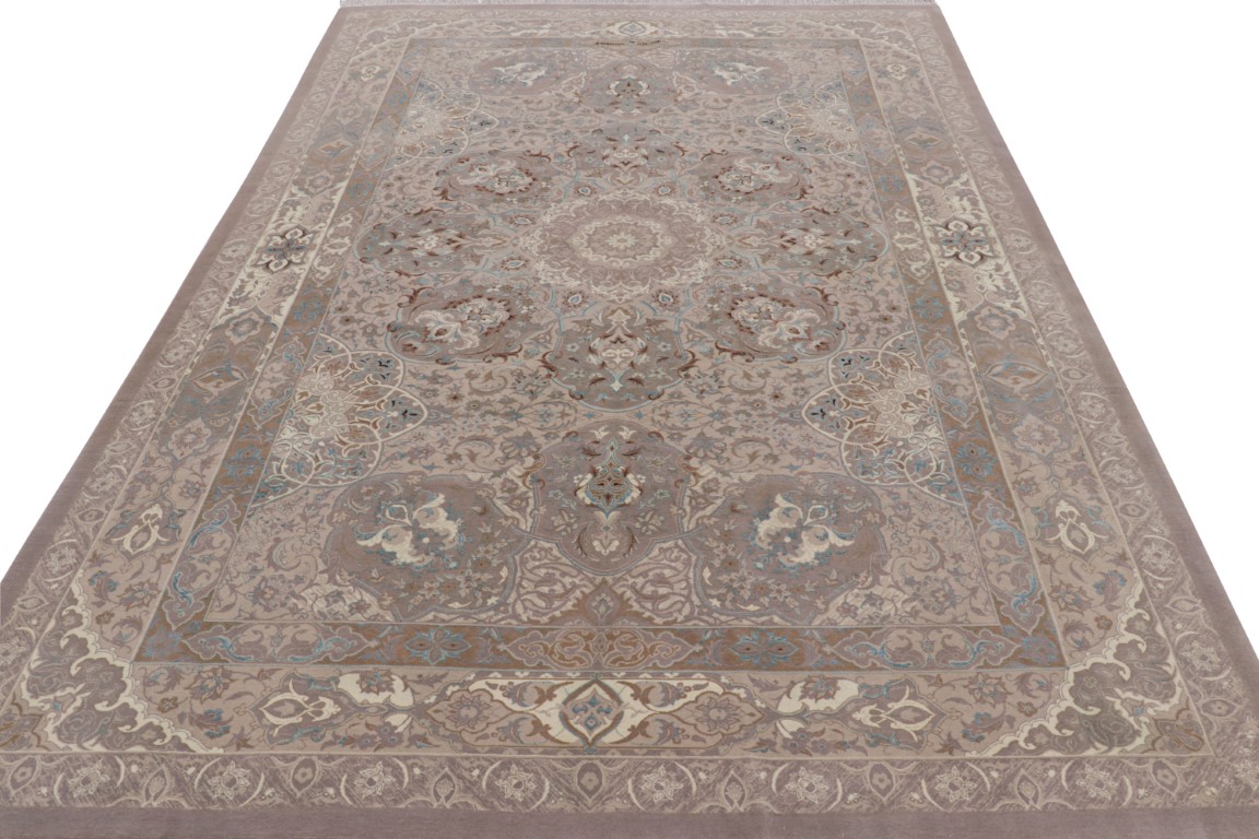 Contemporary Floral Medallion Rug