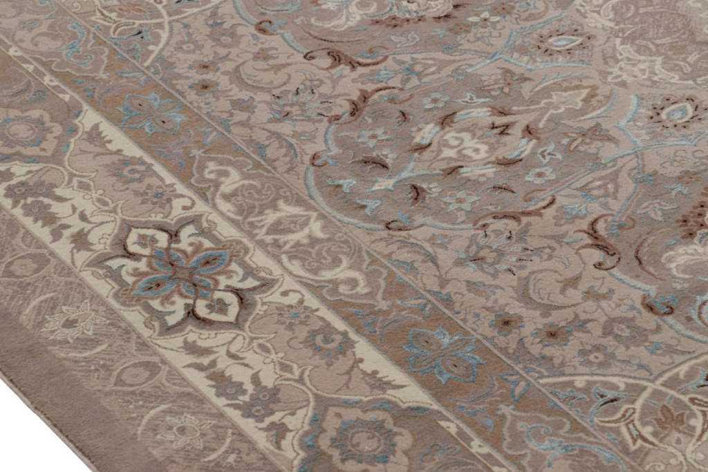 Contemporary Floral Medallion Rug