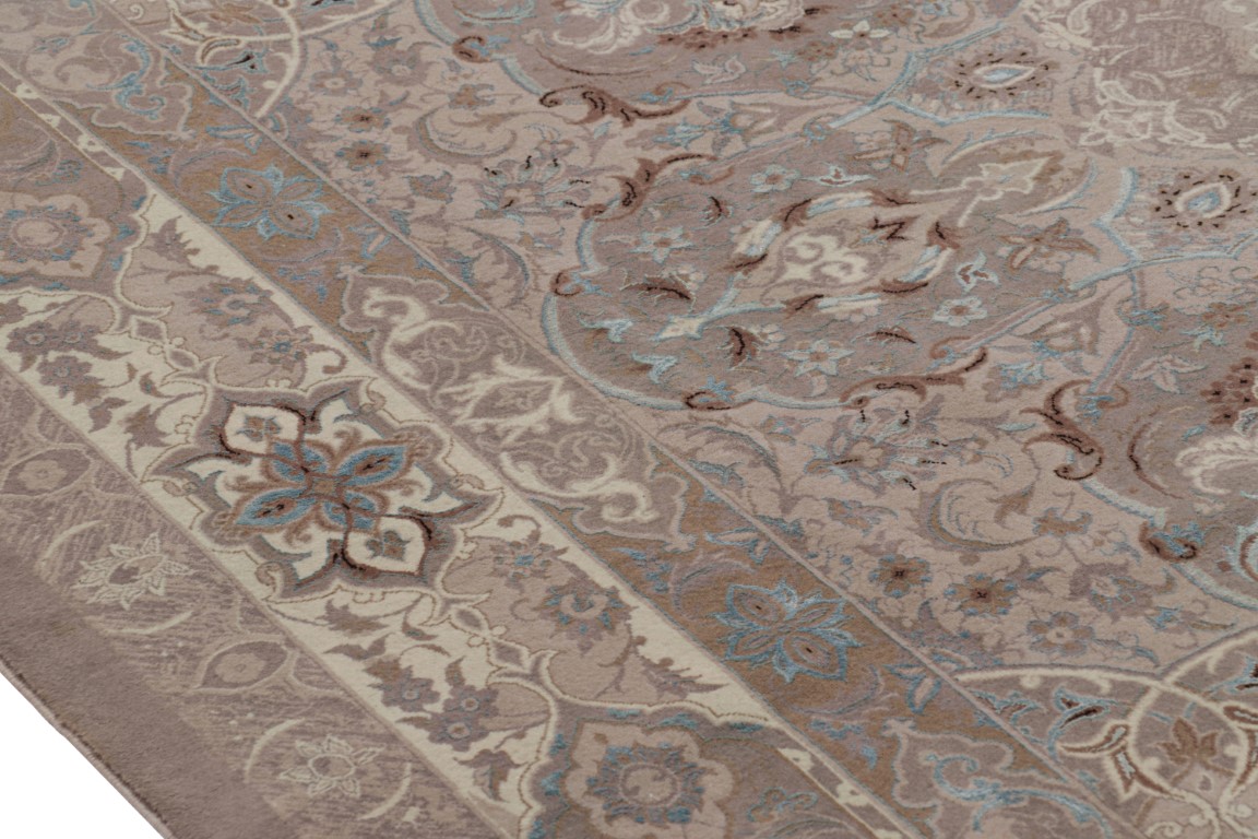 Contemporary Floral Medallion Rug