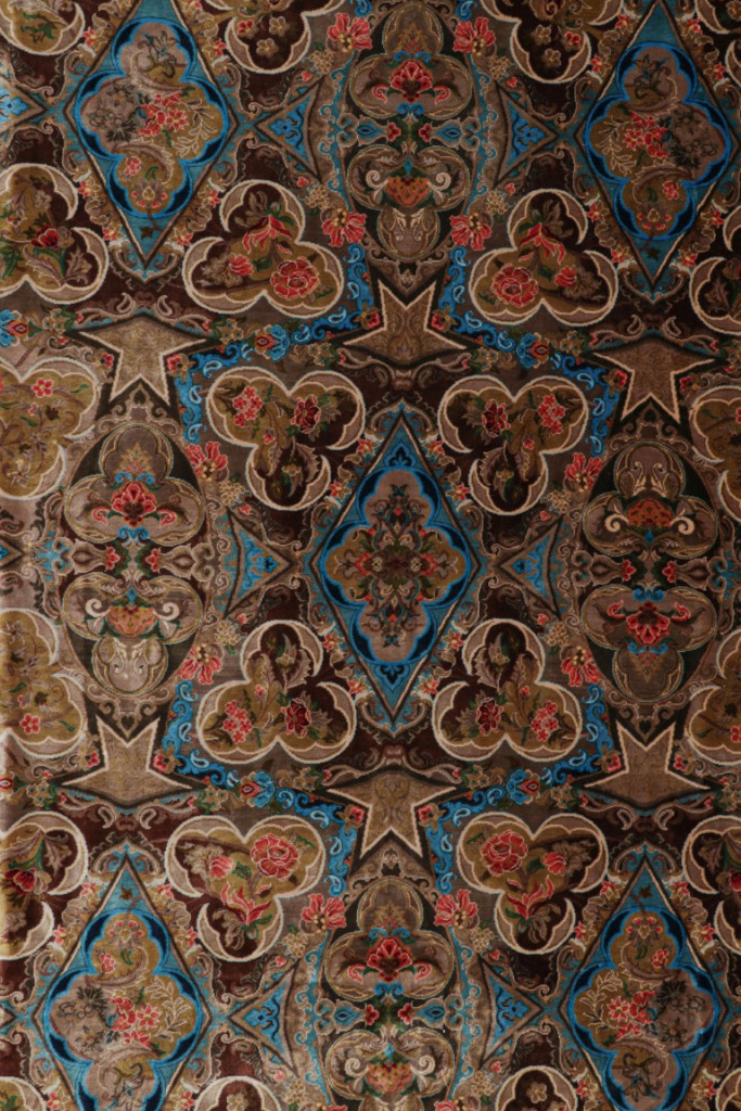 Contemporary Floral Geometric Rug
