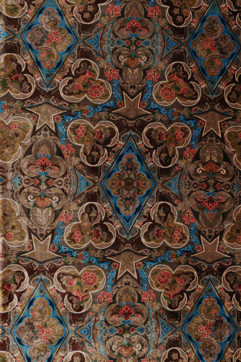 Contemporary Floral Geometric Rug