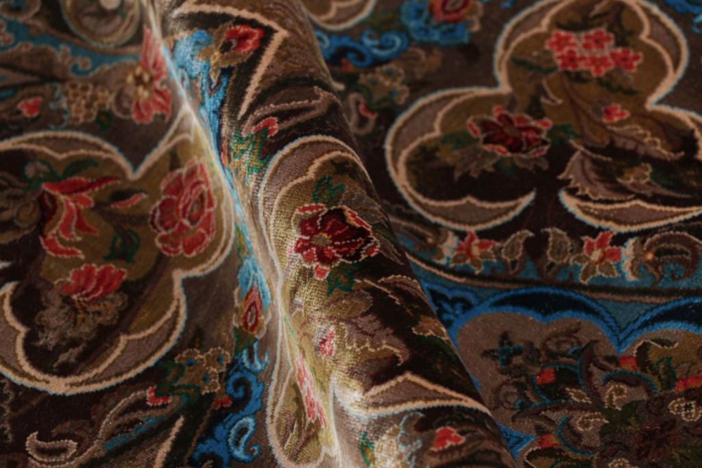 Contemporary Floral Geometric Rug