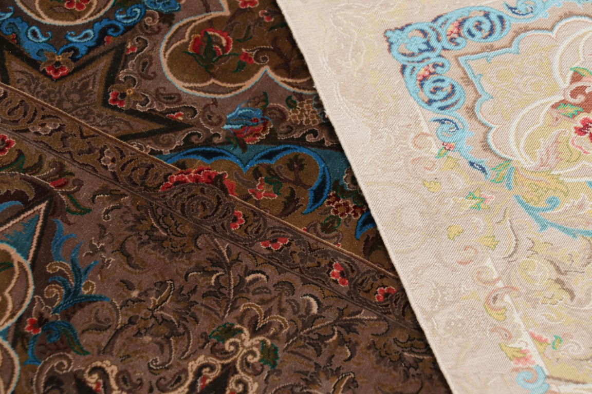 Contemporary Floral Geometric Rug
