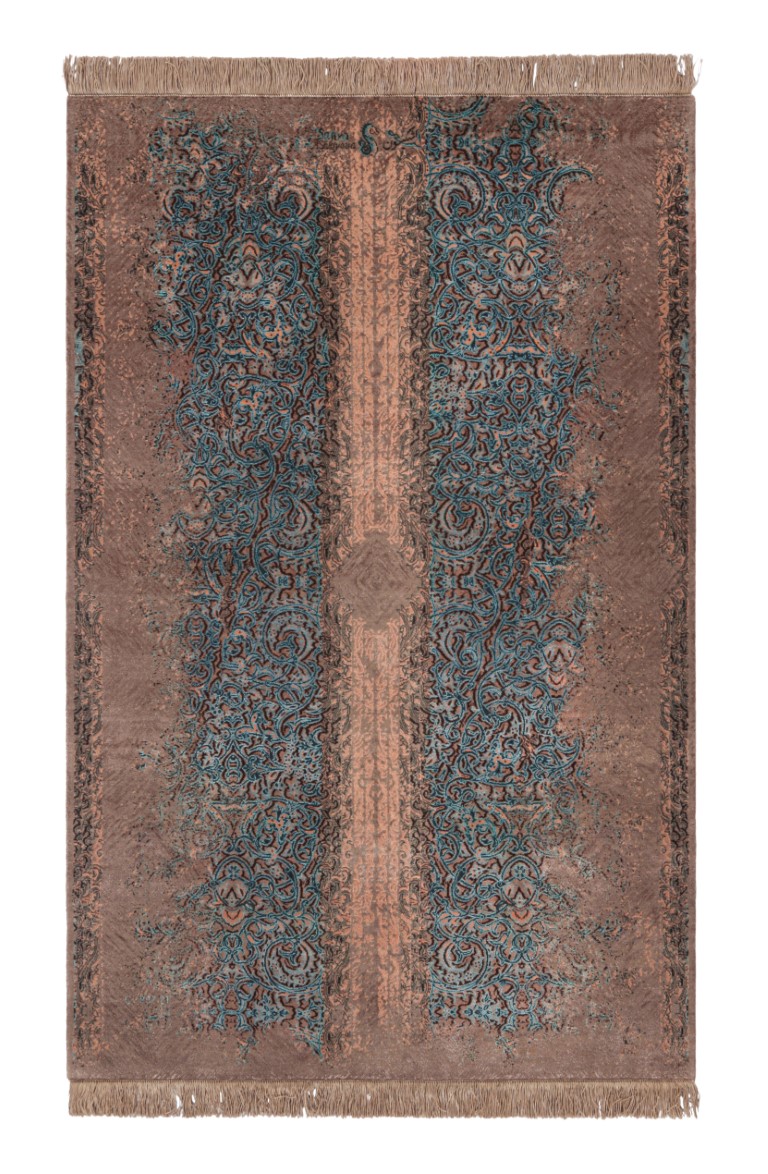Contemporary Abstract Runner Rug