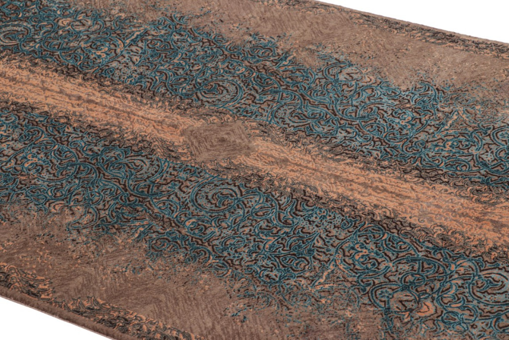 Contemporary Abstract Runner Rug