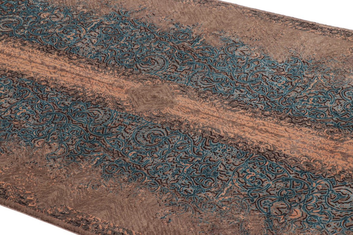Contemporary Abstract Runner Rug