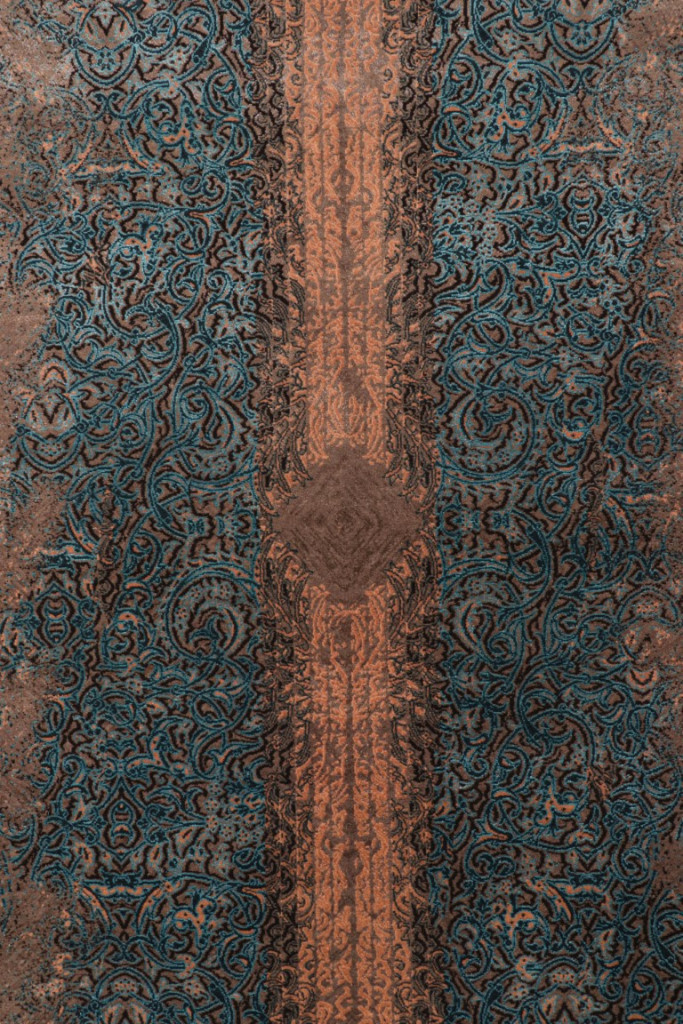 Contemporary Abstract Runner Rug