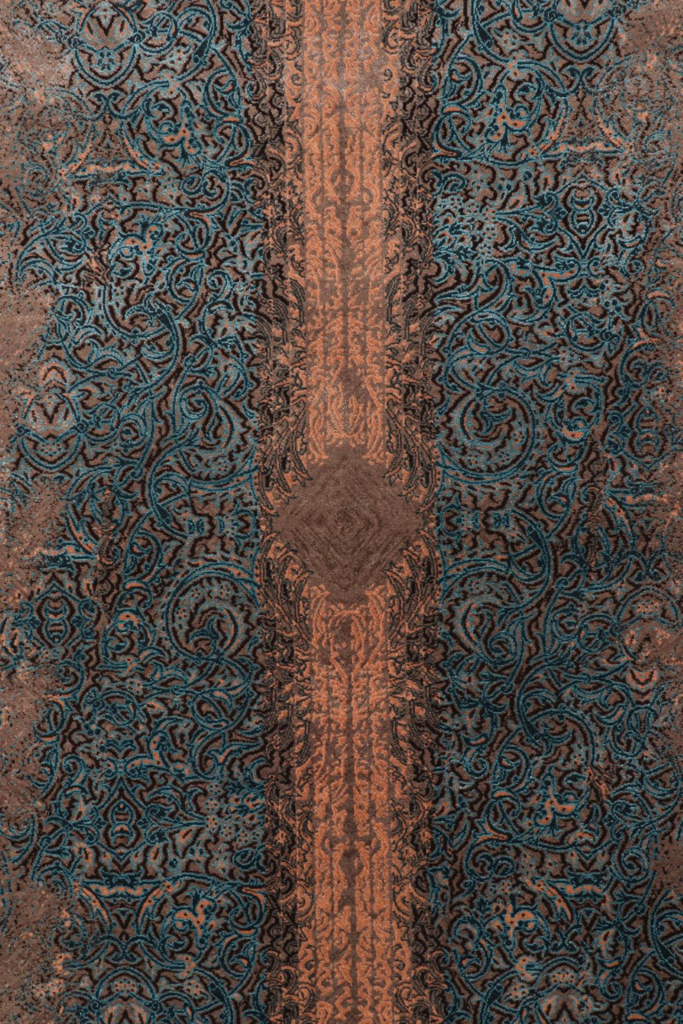 Contemporary Abstract Runner Rug