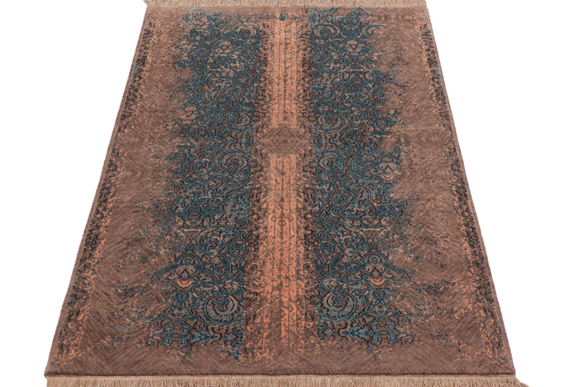 Contemporary Abstract Runner Rug