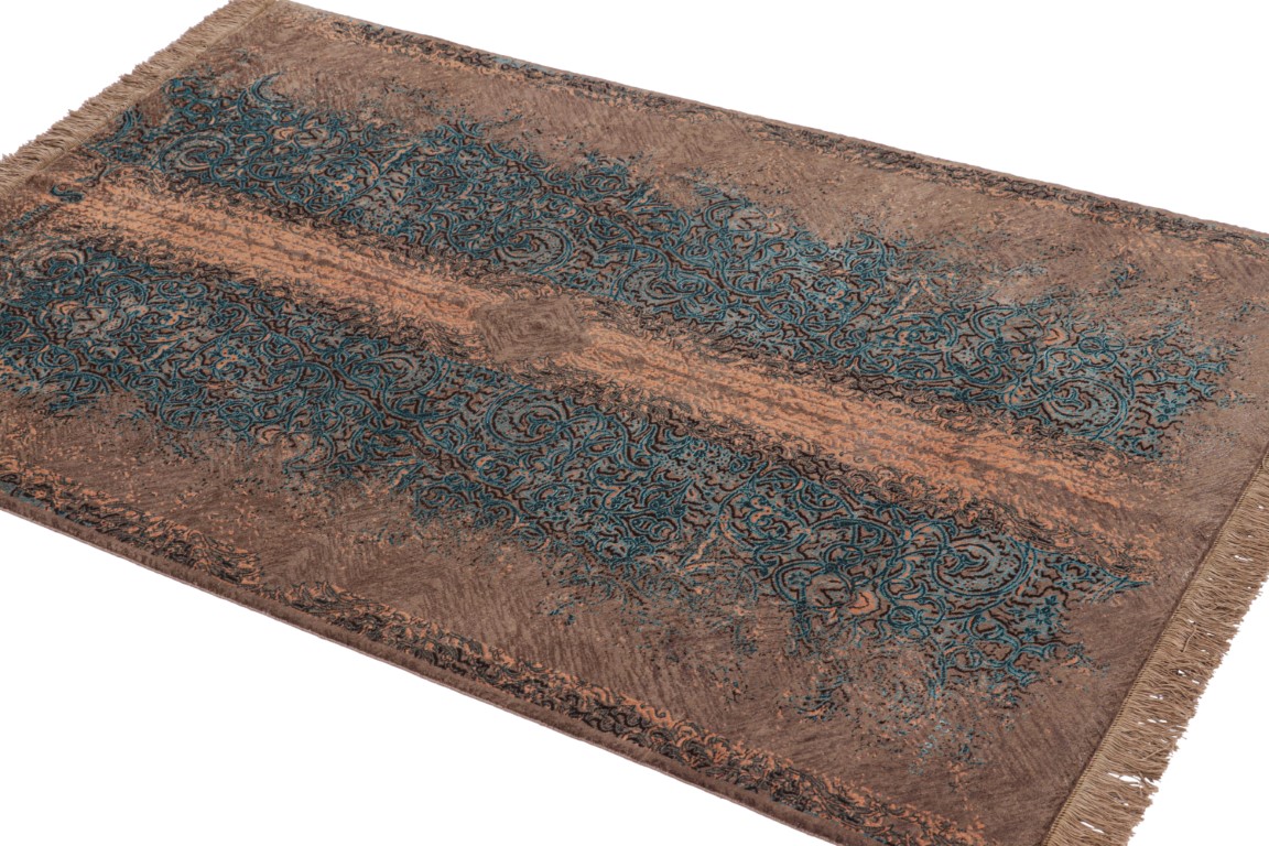 Contemporary Abstract Runner Rug