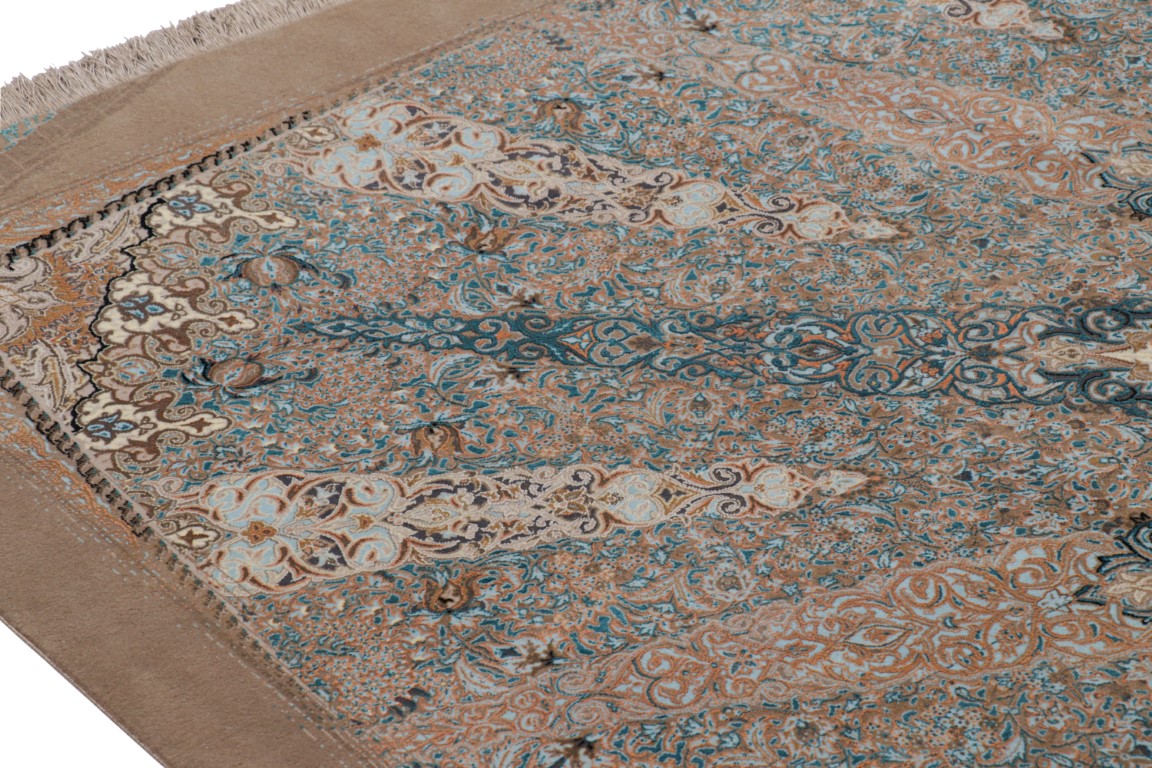 Contemporary Medallion Square Rug