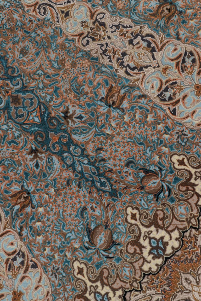 Contemporary Medallion Square Rug