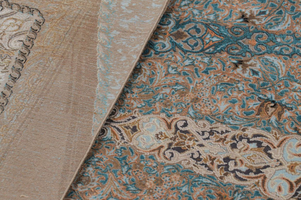 Contemporary Medallion Square Rug