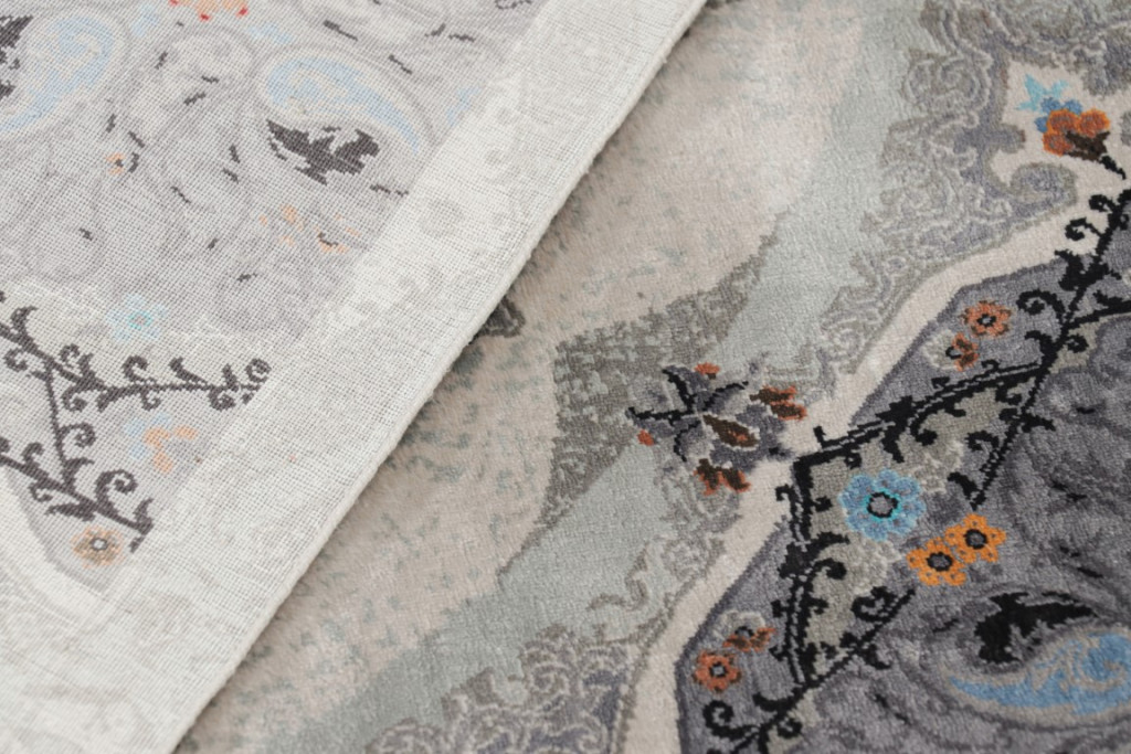 Contemporary Medallion Square Rug
