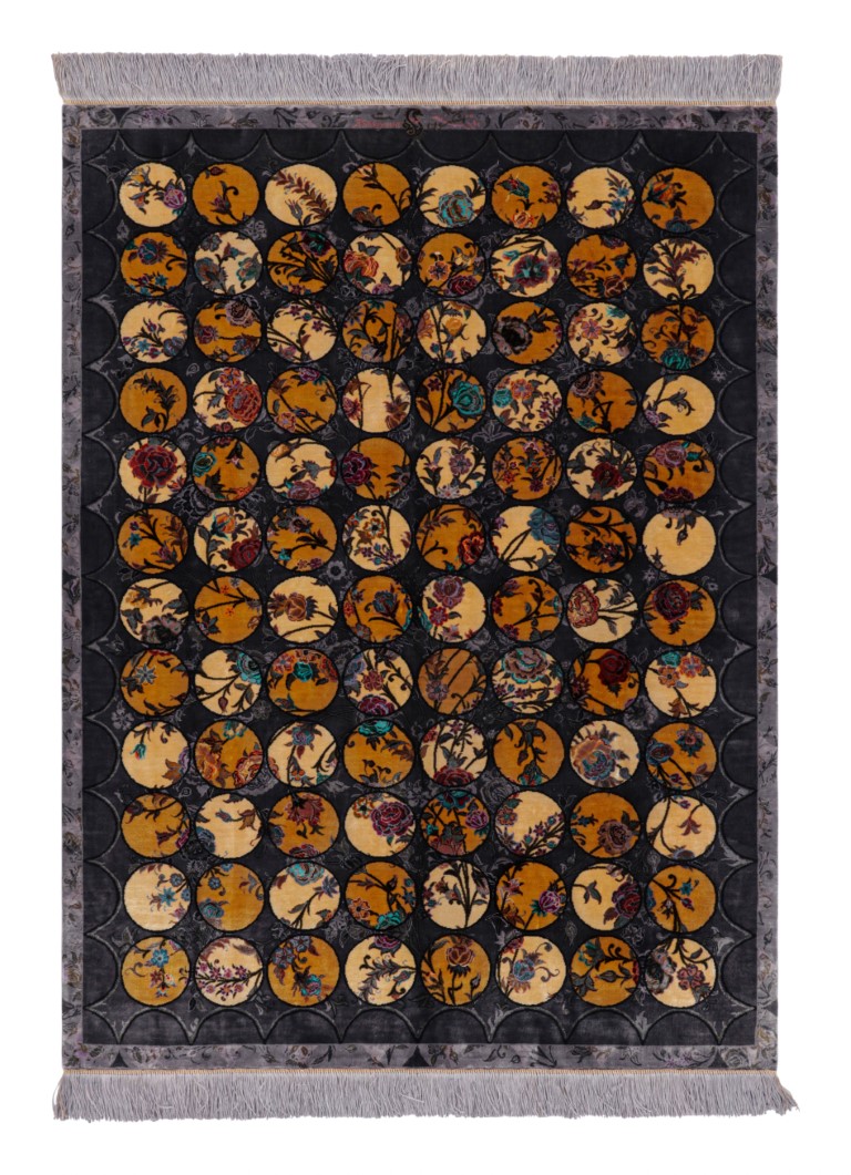 Contemporary Floral Rug