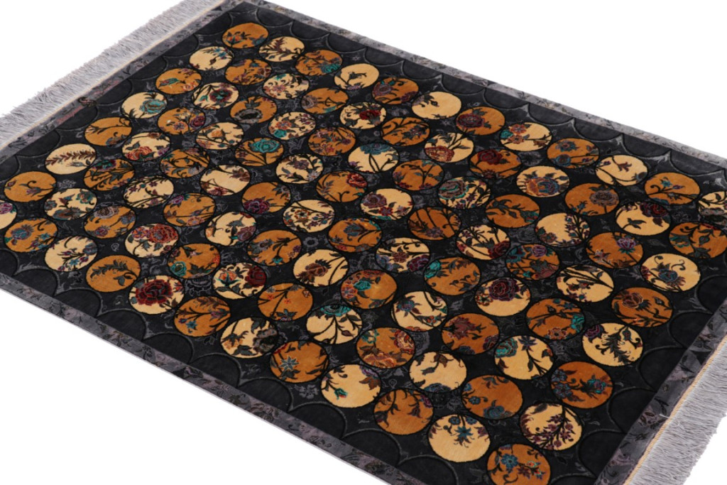 Contemporary Floral Rug