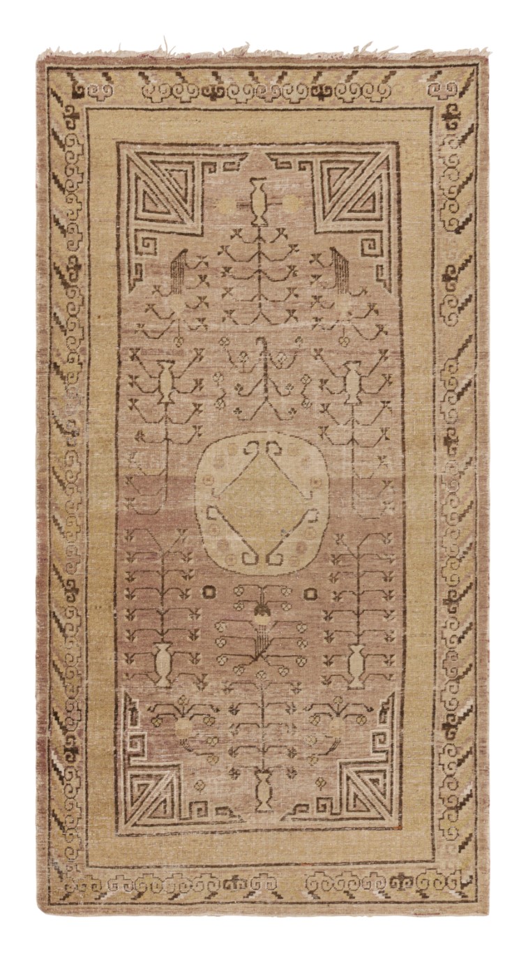 Antique Samarkand Geometric Rug