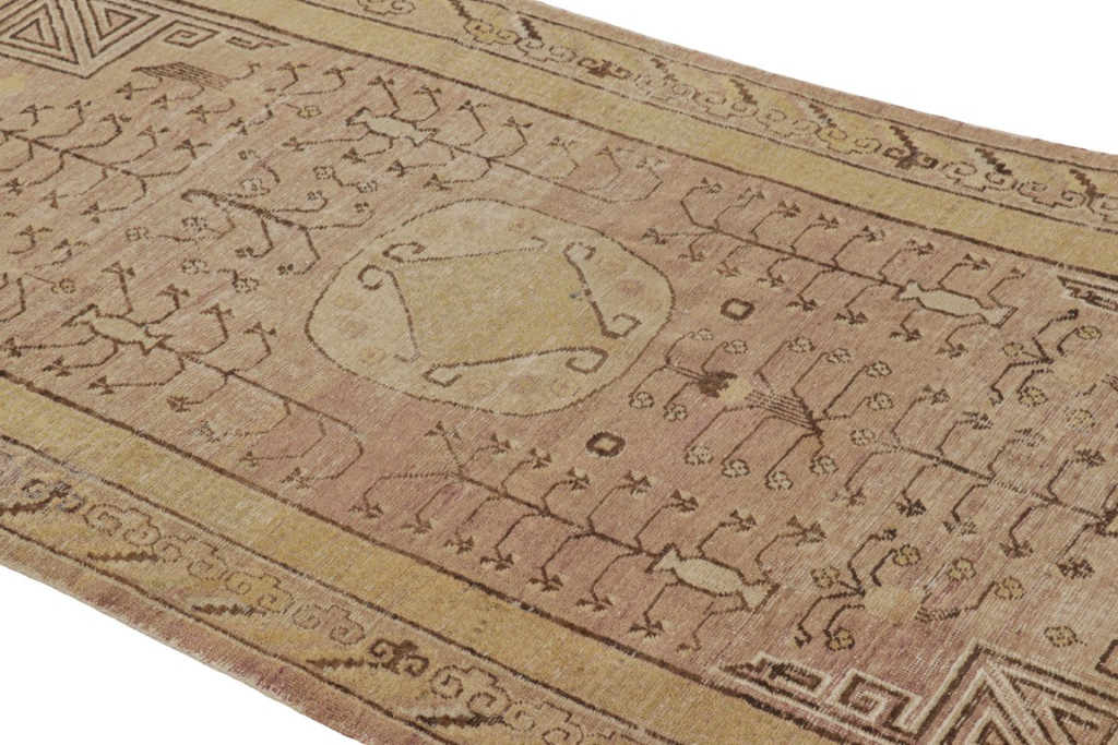 Antique Samarkand Geometric Rug
