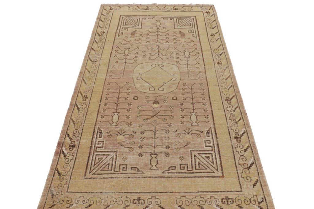 Antique Samarkand Geometric Rug