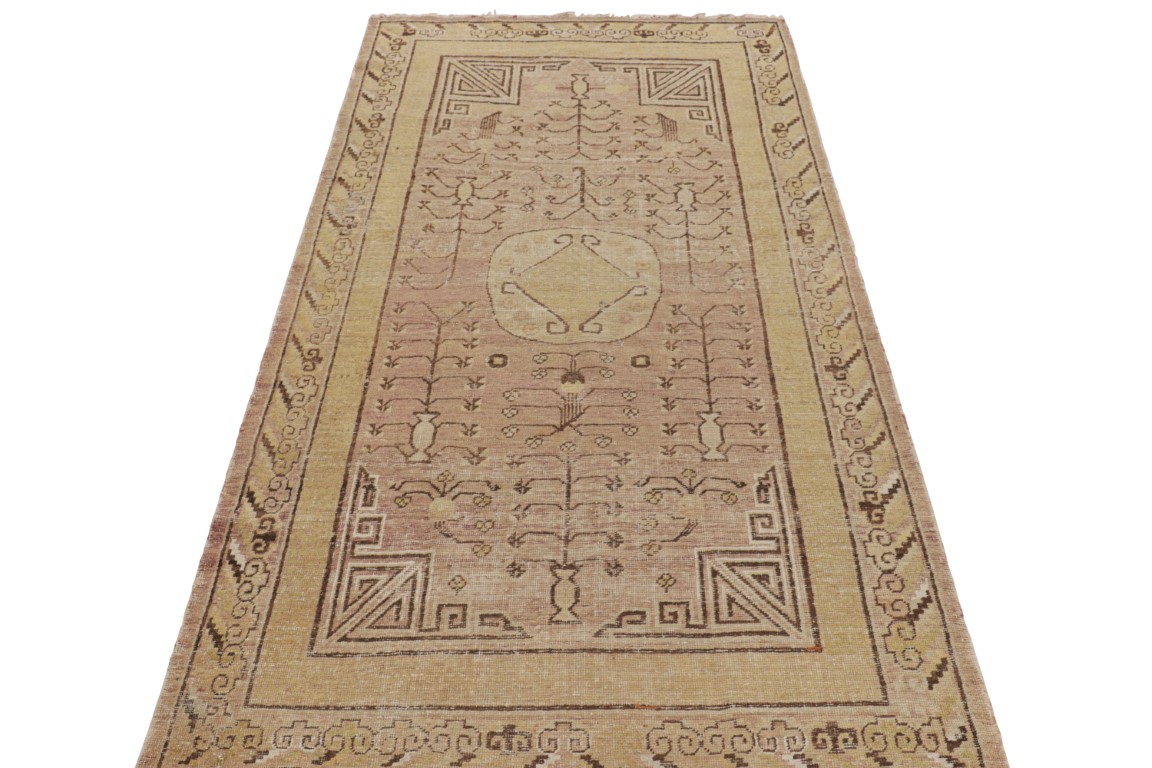 Antique Samarkand Geometric Rug