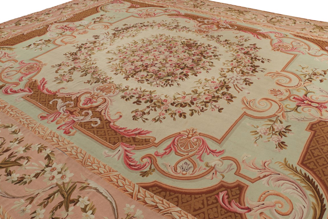 Antique French Aubusson Rug