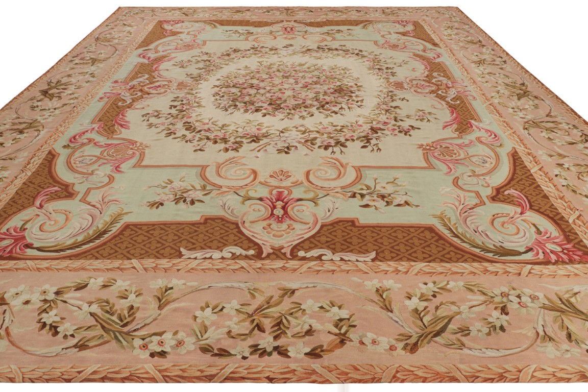 Antique French Aubusson Rug