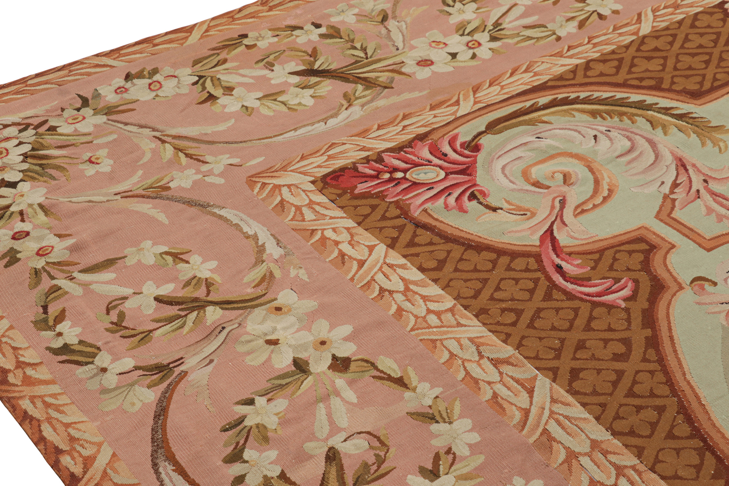 Antique French Aubusson Rug