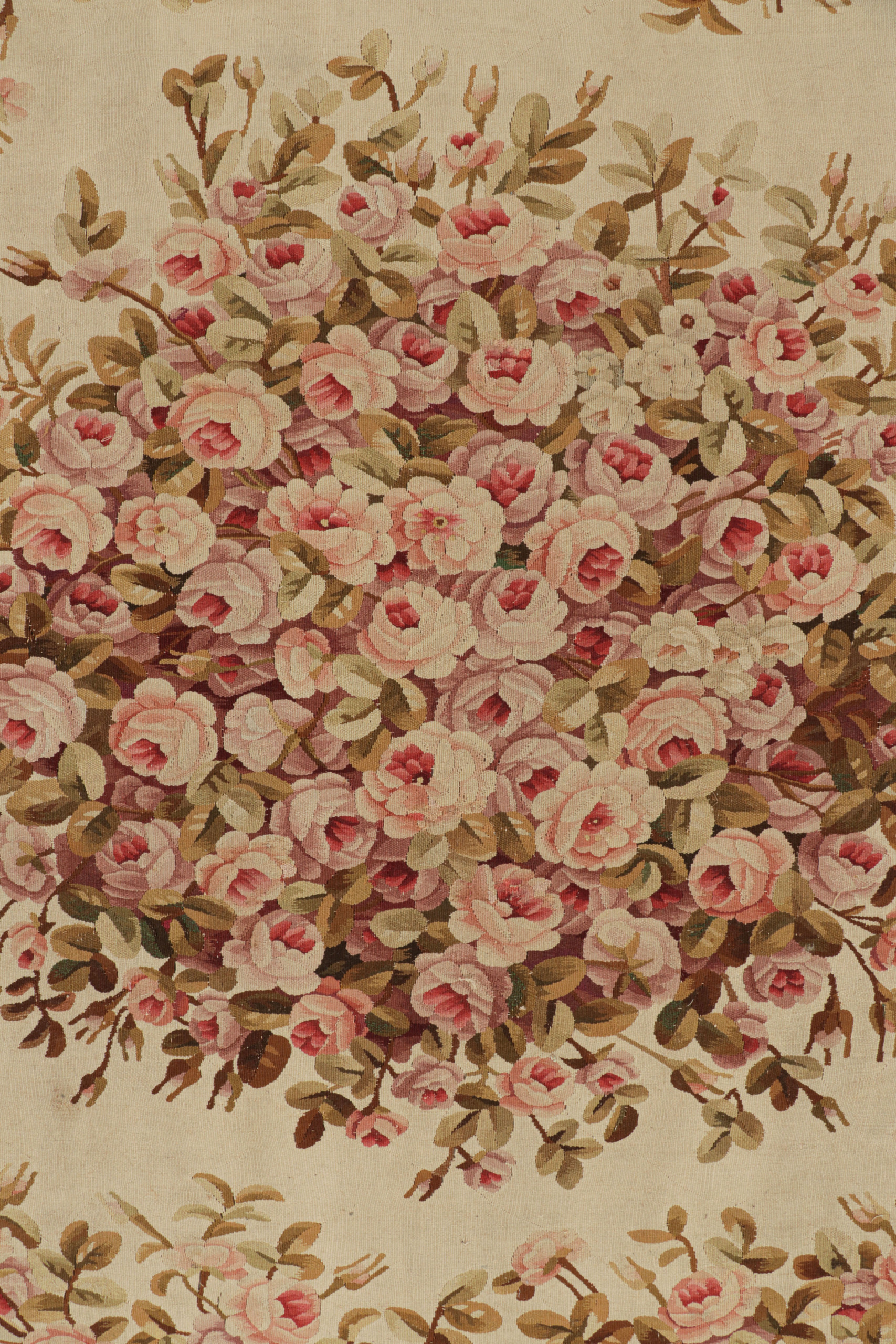 Antique French Aubusson Rug