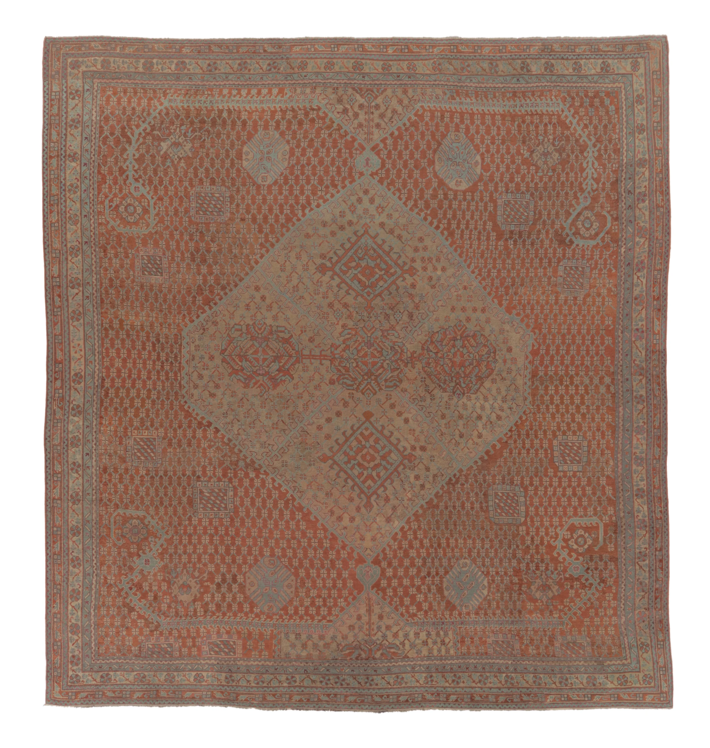 Antique Oushak Rug