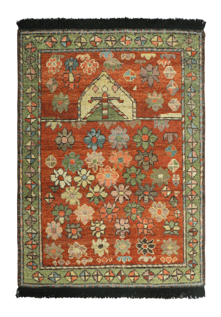 Caucasian Custom Rug Sample, Floral