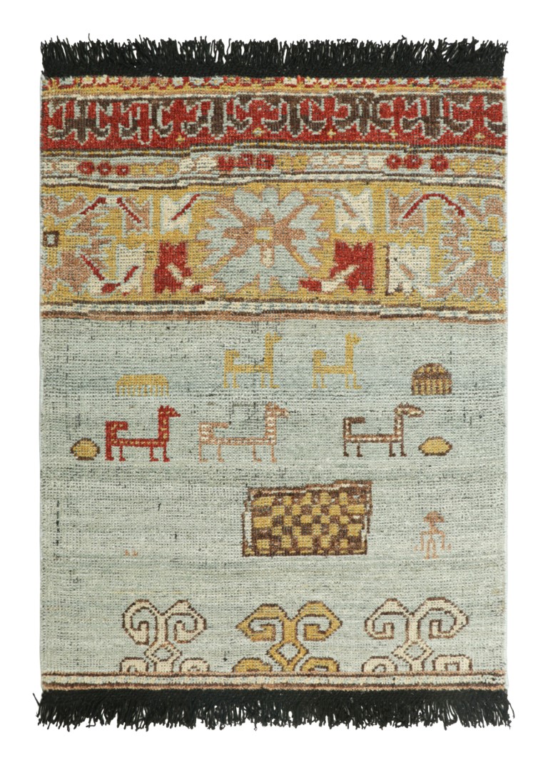 Tribal Custom Rug Sample, Pictorials