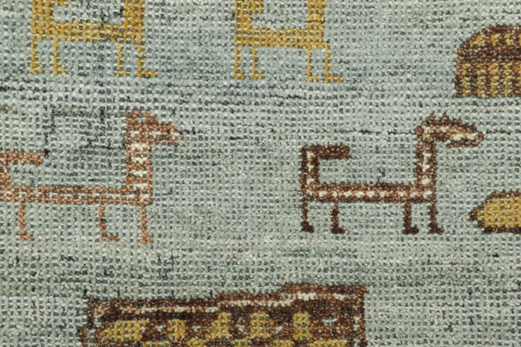 Tribal Custom Rug Sample, Pictorials