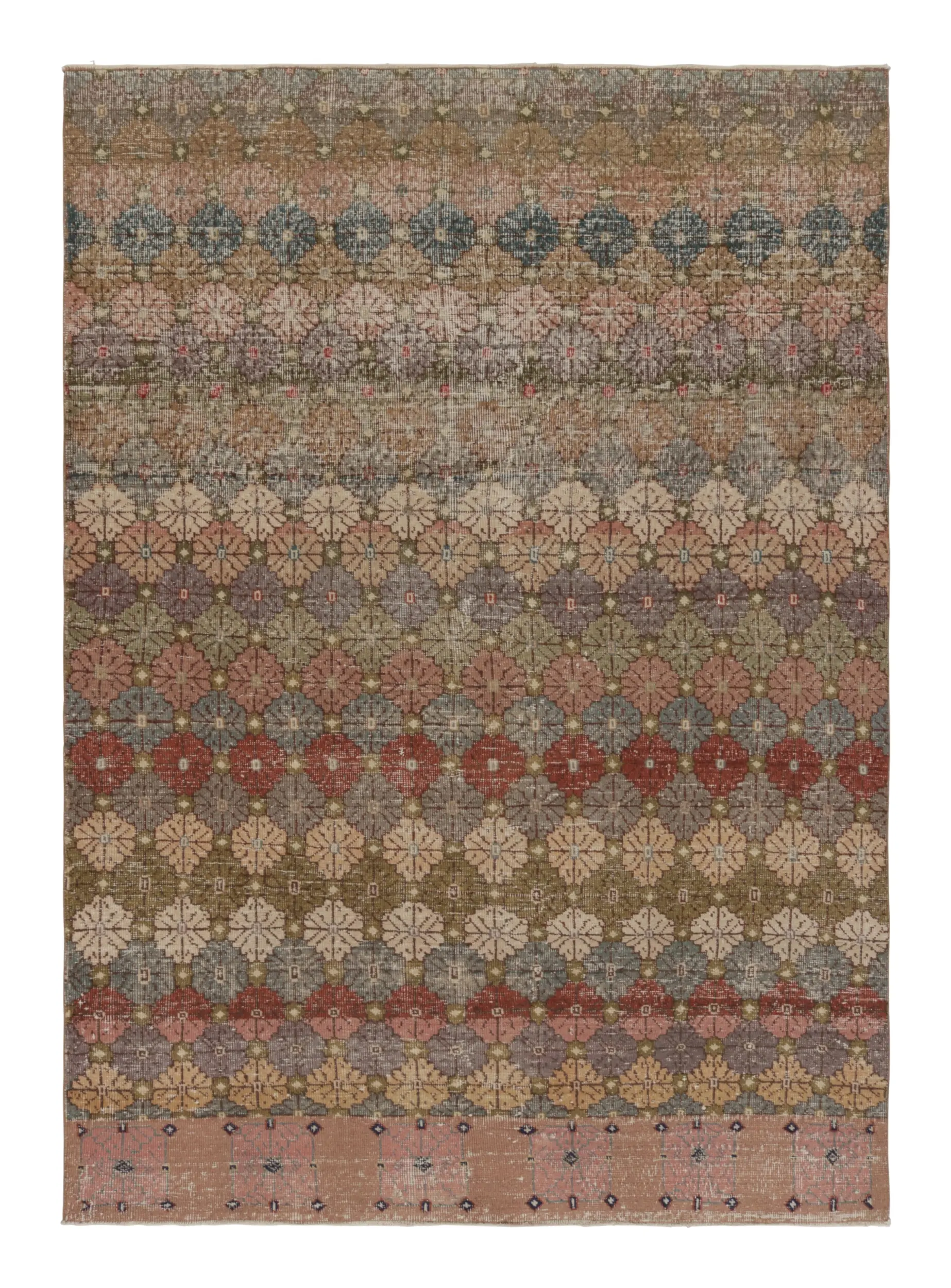 Vintage Distressed Rug